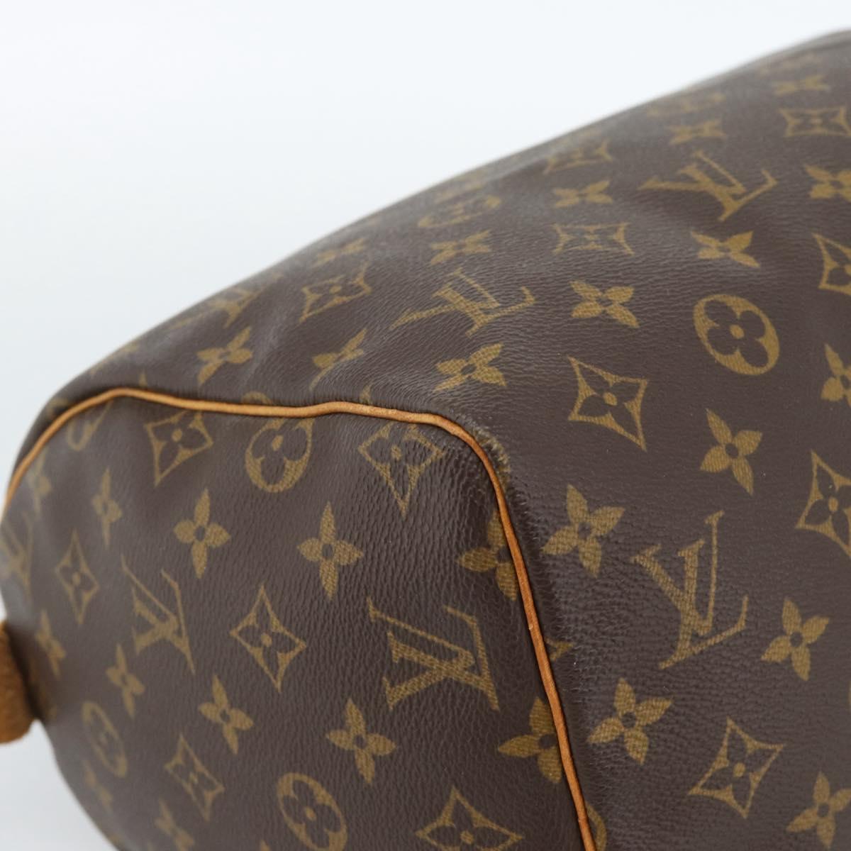 LOUIS VUITTON Monogram Speedy 30 Hand Bag M41526 LV Auth 184213V
