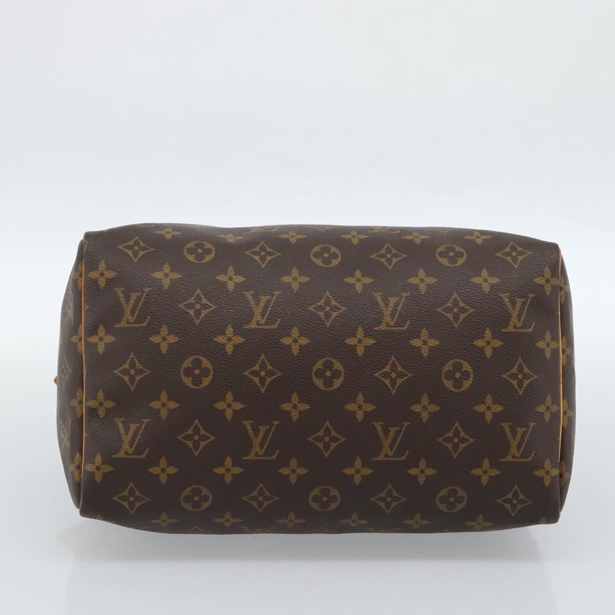 LOUIS VUITTON Monogram Speedy 30 Hand Bag M41526 LV Auth 184213V