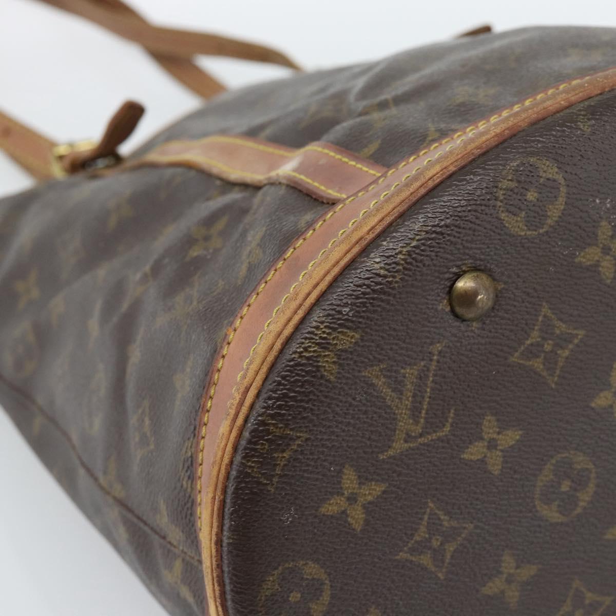 LOUIS VUITTON Monogram Bucket GM Shoulder Bag M42236 LV Auth 184217