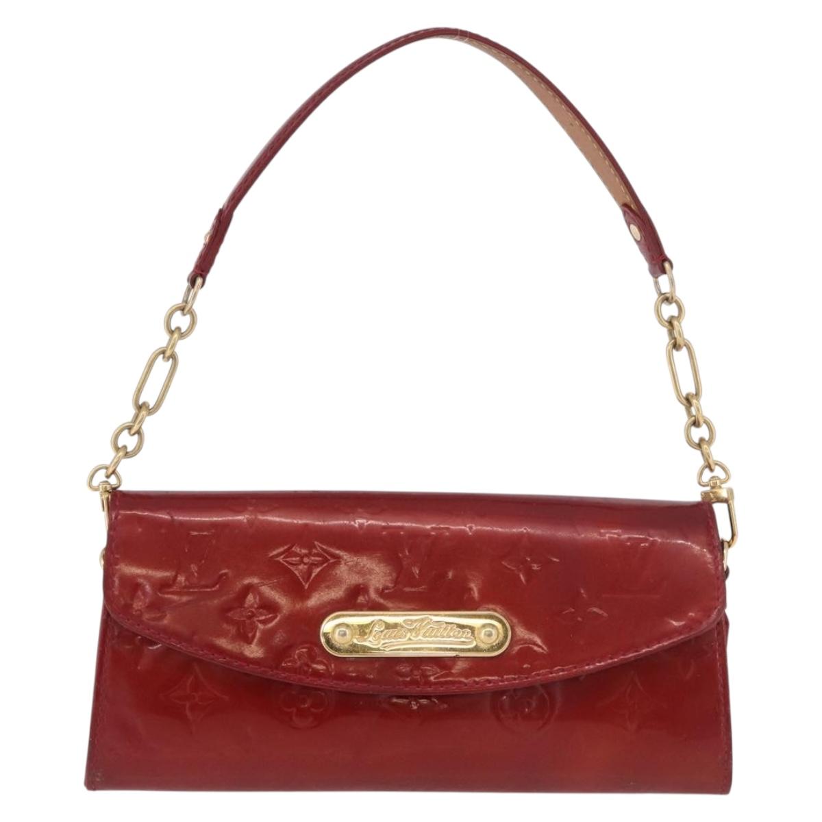 LOUIS VUITTON Monogram Vernis Sunset Bluebird Pomme D'amour M93543 Auth 184218