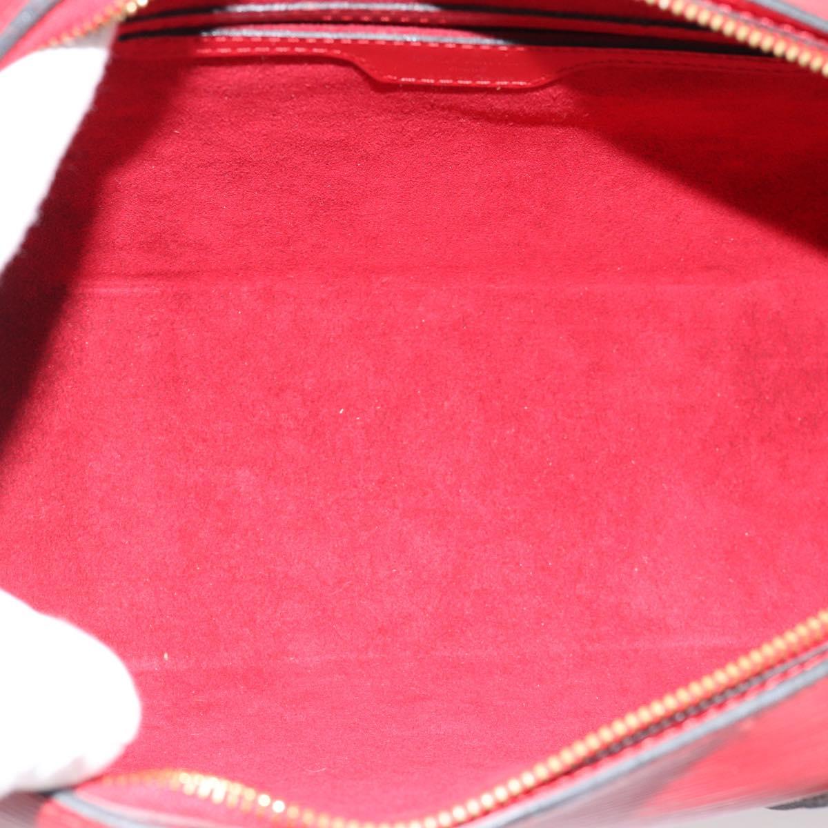 LOUIS VUITTON Epi Soufflot Hand Bag Red M52227 LV Auth 184223V