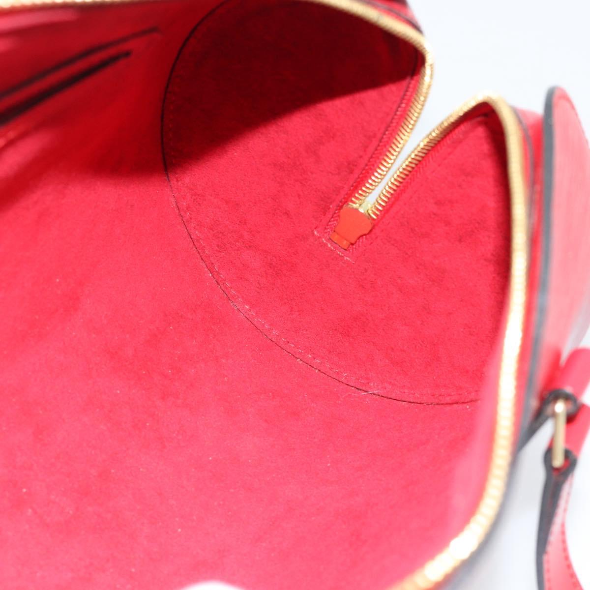 LOUIS VUITTON Epi Soufflot Hand Bag Red M52227 LV Auth 184223V
