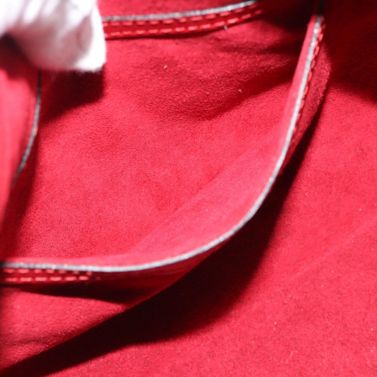 LOUIS VUITTON Epi Soufflot Hand Bag Red M52227 LV Auth 184223V