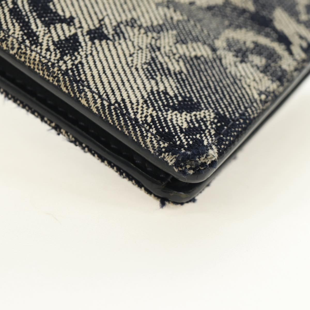 LOUIS VUITTON Tapestry Brazza Portefeuille NM Wallet Navy M80032 LV Auth 184232M