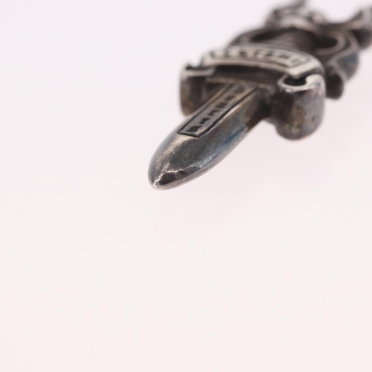 Chrome Hearts Dagger Charm Pendant Top Ag925 Silver Auth 184243M