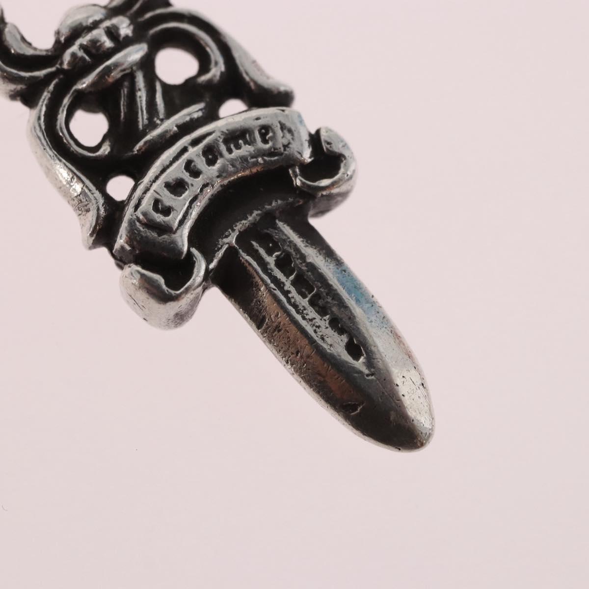Chrome Hearts Dagger Charm Pendant Top Ag925 Silver Auth 184244M