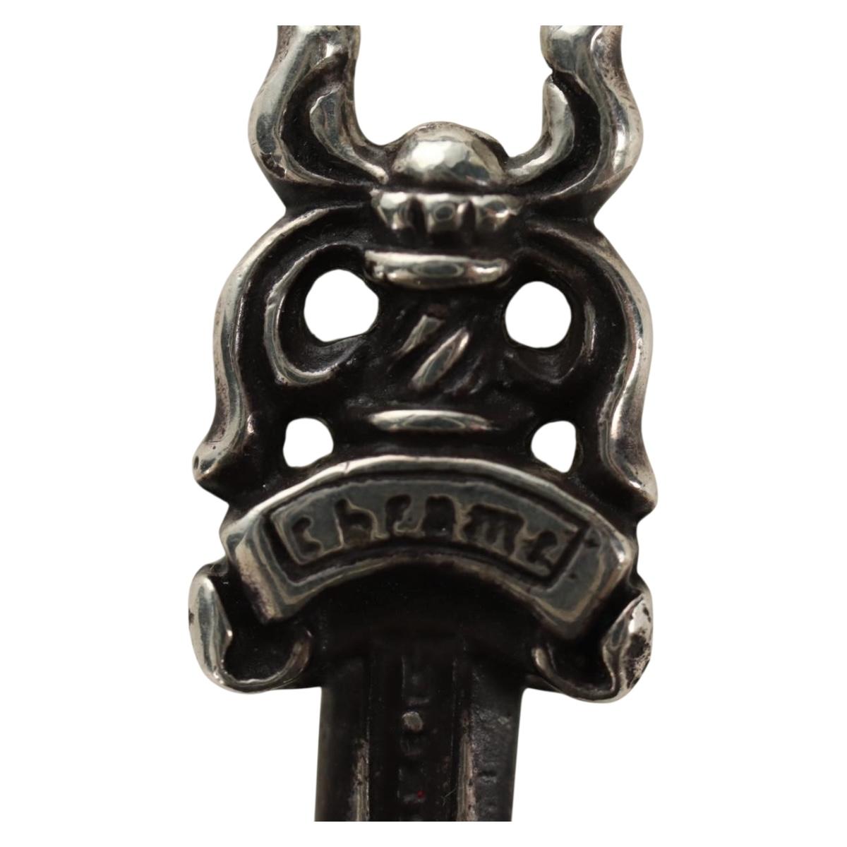 Chrome Hearts Dagger Charm Pendant Top Ag925 Silver Auth 184245M