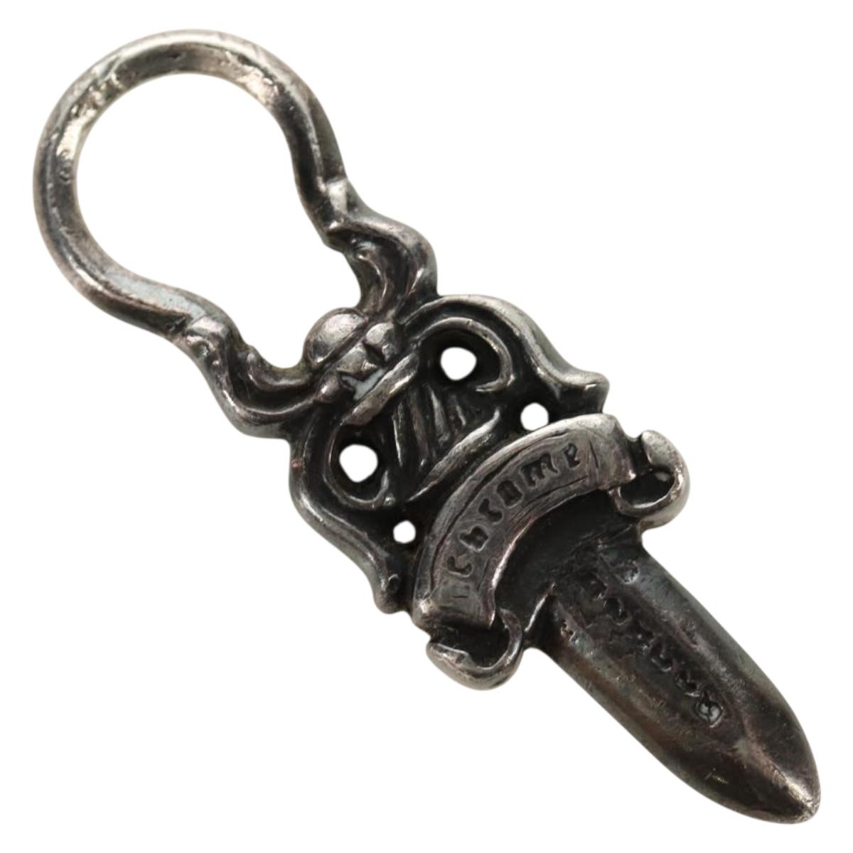 Chrome Hearts Dagger Charm Pendant Top Ag925 Silver Auth 184246M