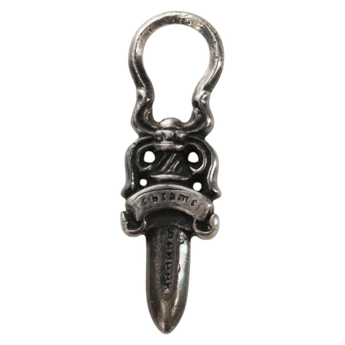 Chrome Hearts Dagger Charm Pendant Top Ag925 Silver Auth 184246M