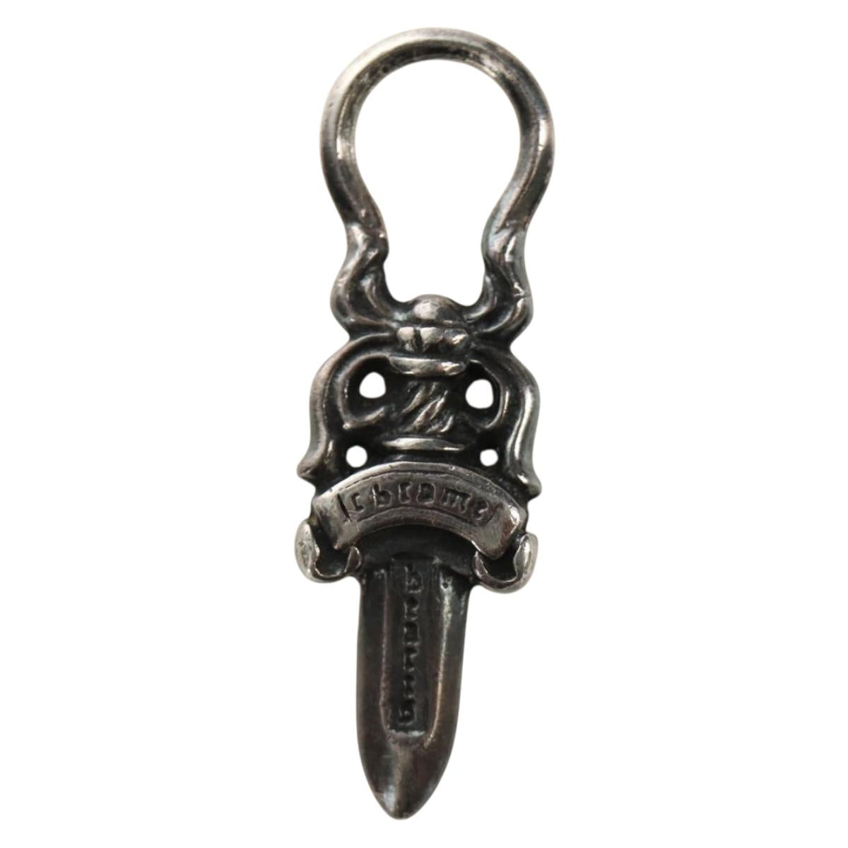 Chrome Hearts Dagger Charm Pendant Top Ag925 Silver Auth 184246M