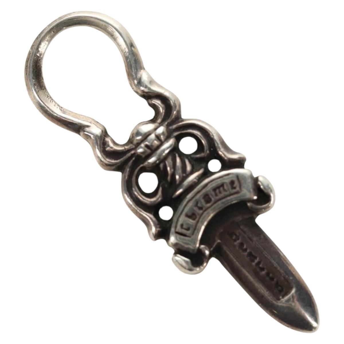 Chrome Hearts Dagger Charm Pendant Top Ag925 Silver Auth 184247M