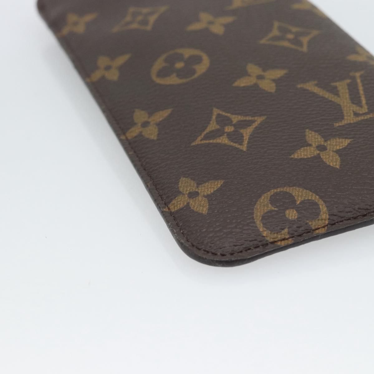 LOUIS VUITTON Monogram Etui Lunet GM Glasses Case LV Auth 184251M