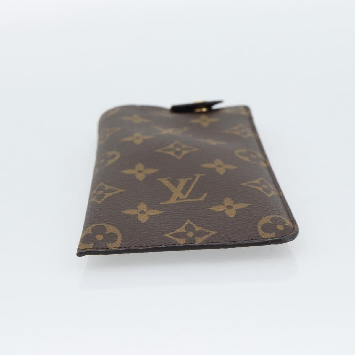 LOUIS VUITTON Monogram Etui Lunet GM Glasses Case LV Auth 184251M