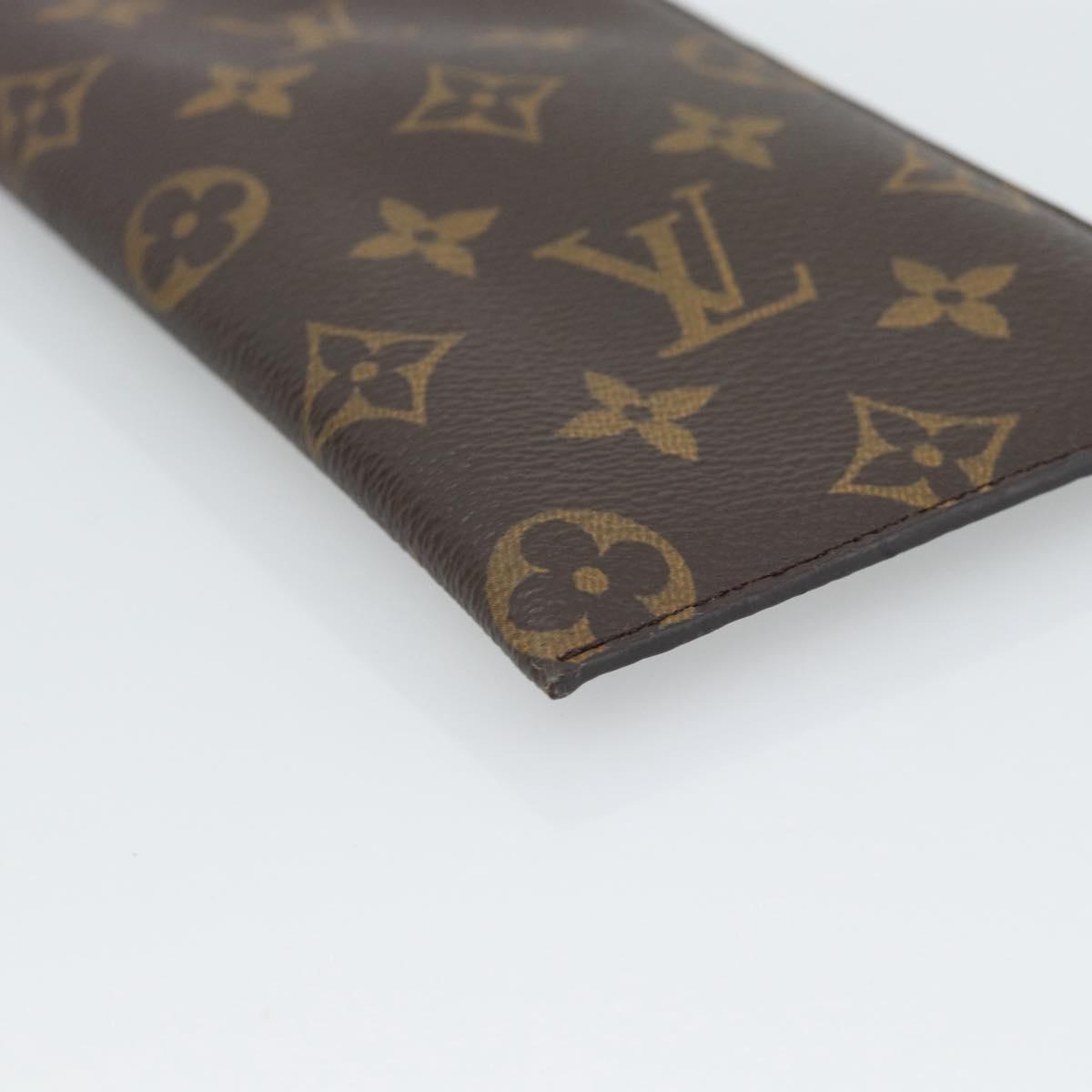 LOUIS VUITTON Monogram Etui Lunet GM Glasses Case LV Auth 184251M