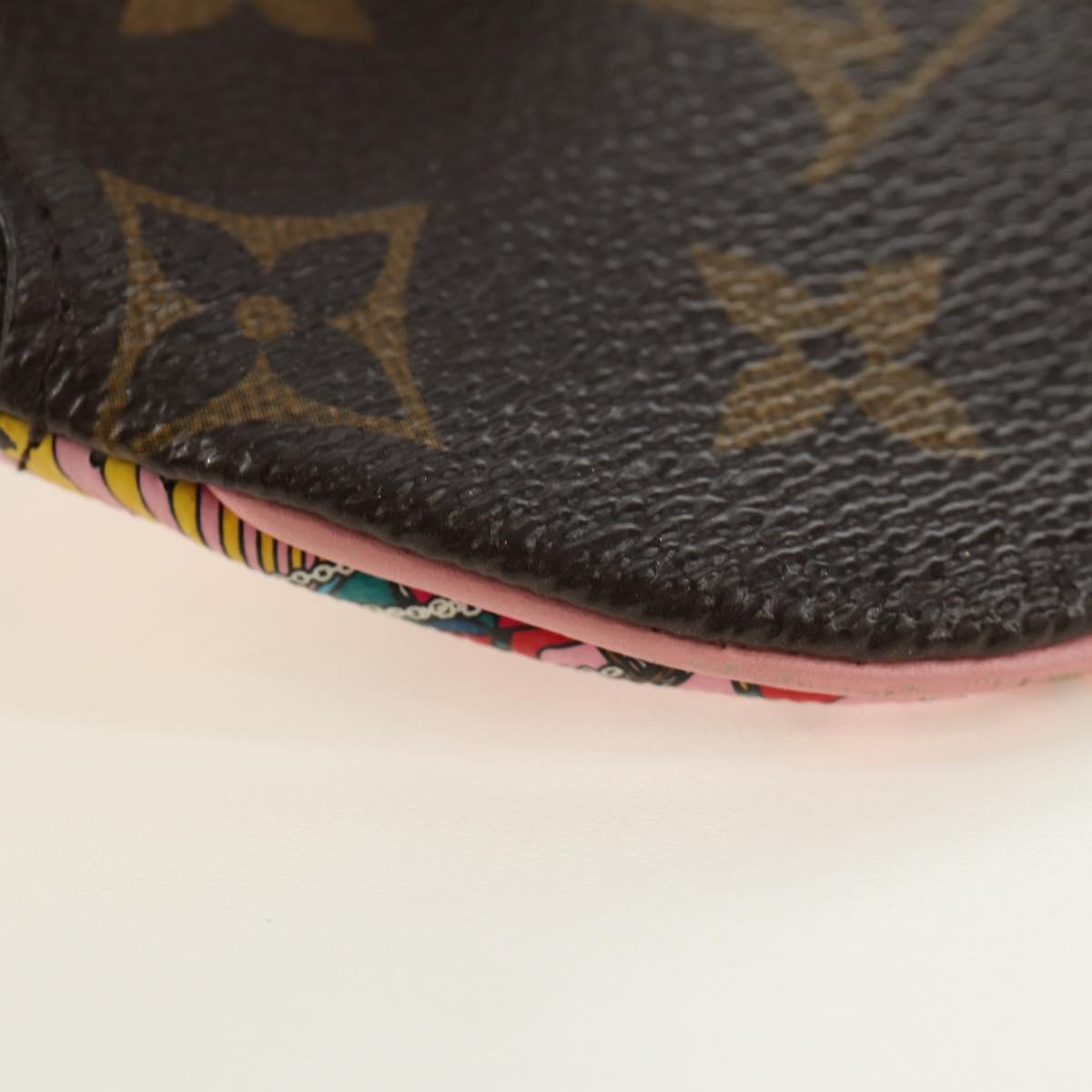 LOUIS VUITTON Monogram Porte Monnaie Round Purse Vivienne M69757 LV Auth 184256M