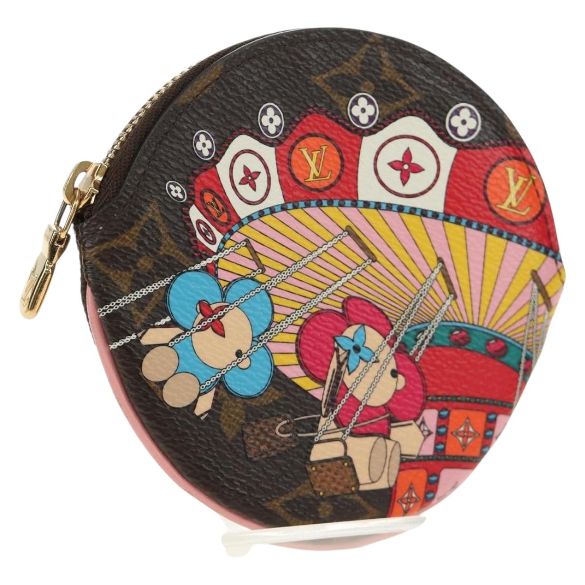 LOUIS VUITTON Monogram Porte Monnaie Round Purse Vivienne M69757 LV Auth 184256M