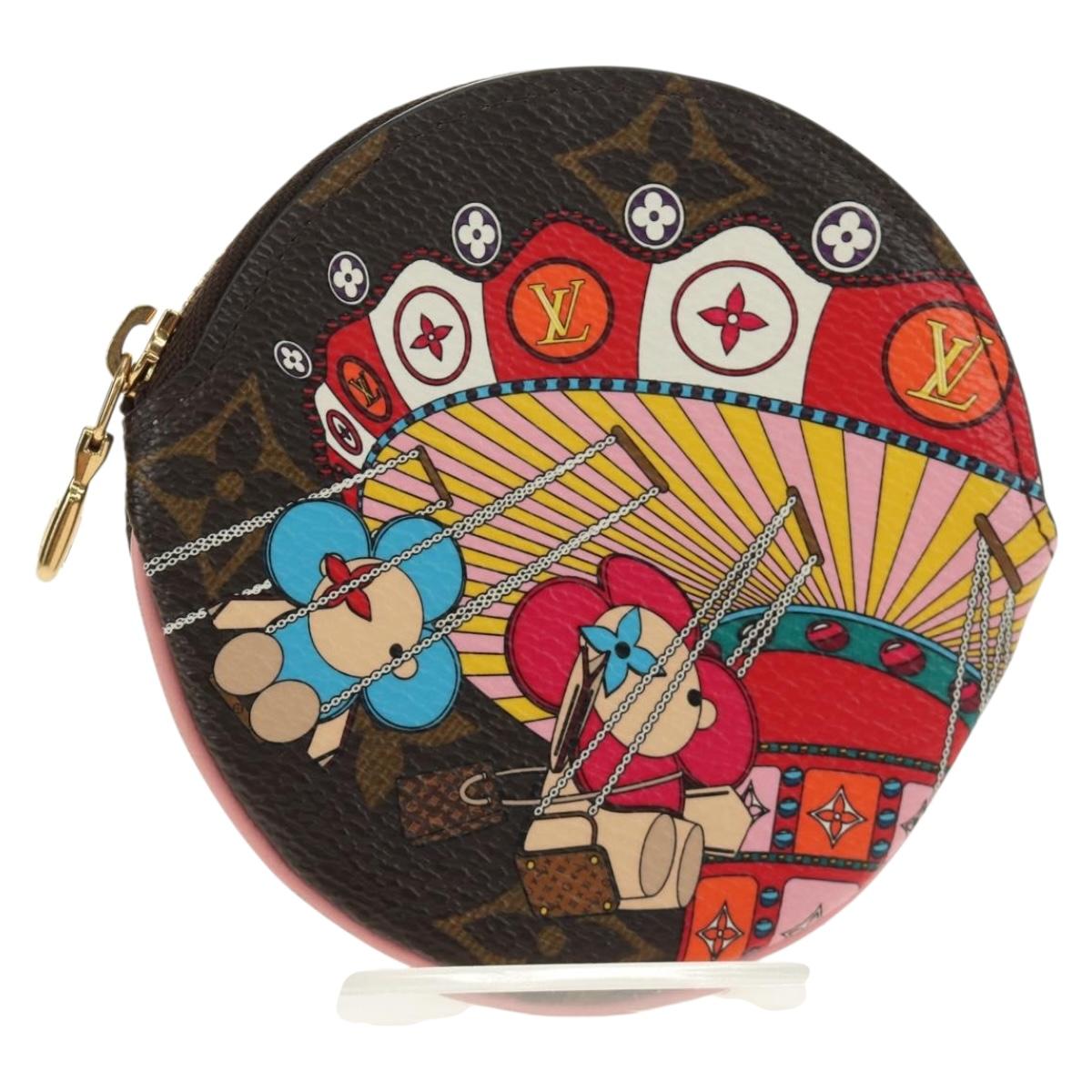 LOUIS VUITTON Monogram Porte Monnaie Round Purse Vivienne M69757 LV Auth 184256M