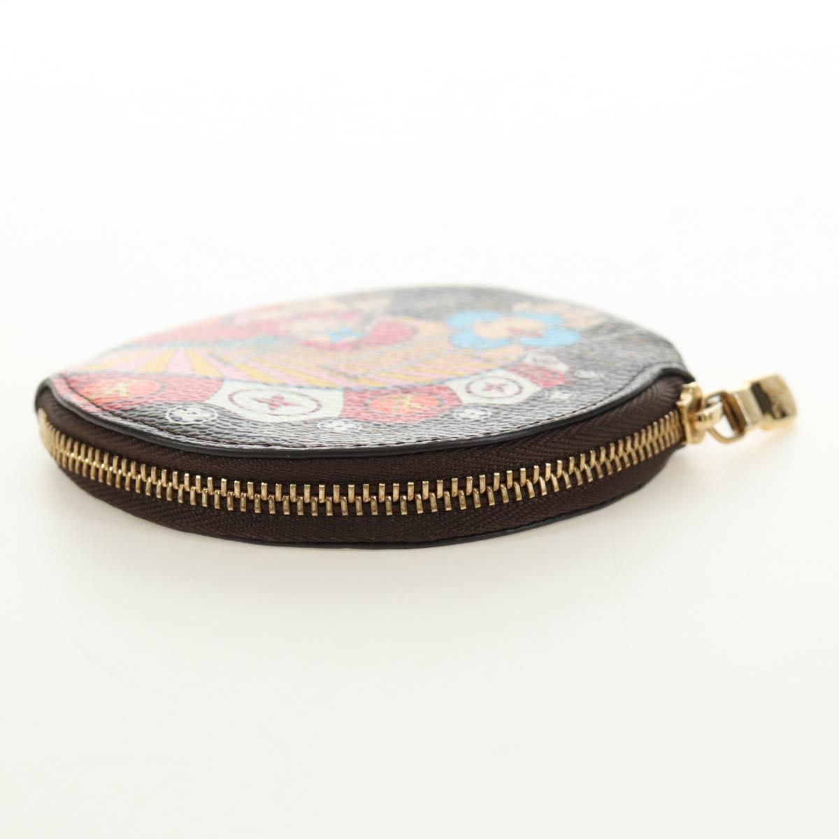 LOUIS VUITTON Monogram Porte Monnaie Round Purse Vivienne M69757 LV Auth 184256M