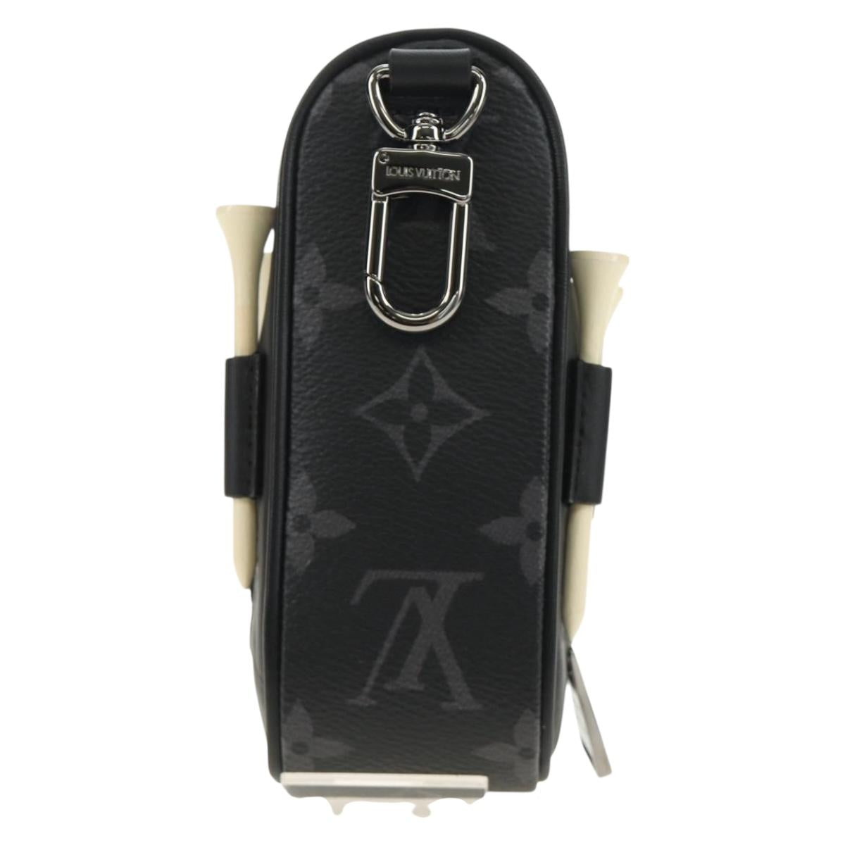 LOUIS VUITTON Monogram Eclipse Set Golf andrews Bag Charm GI0344 LV Auth 184267M