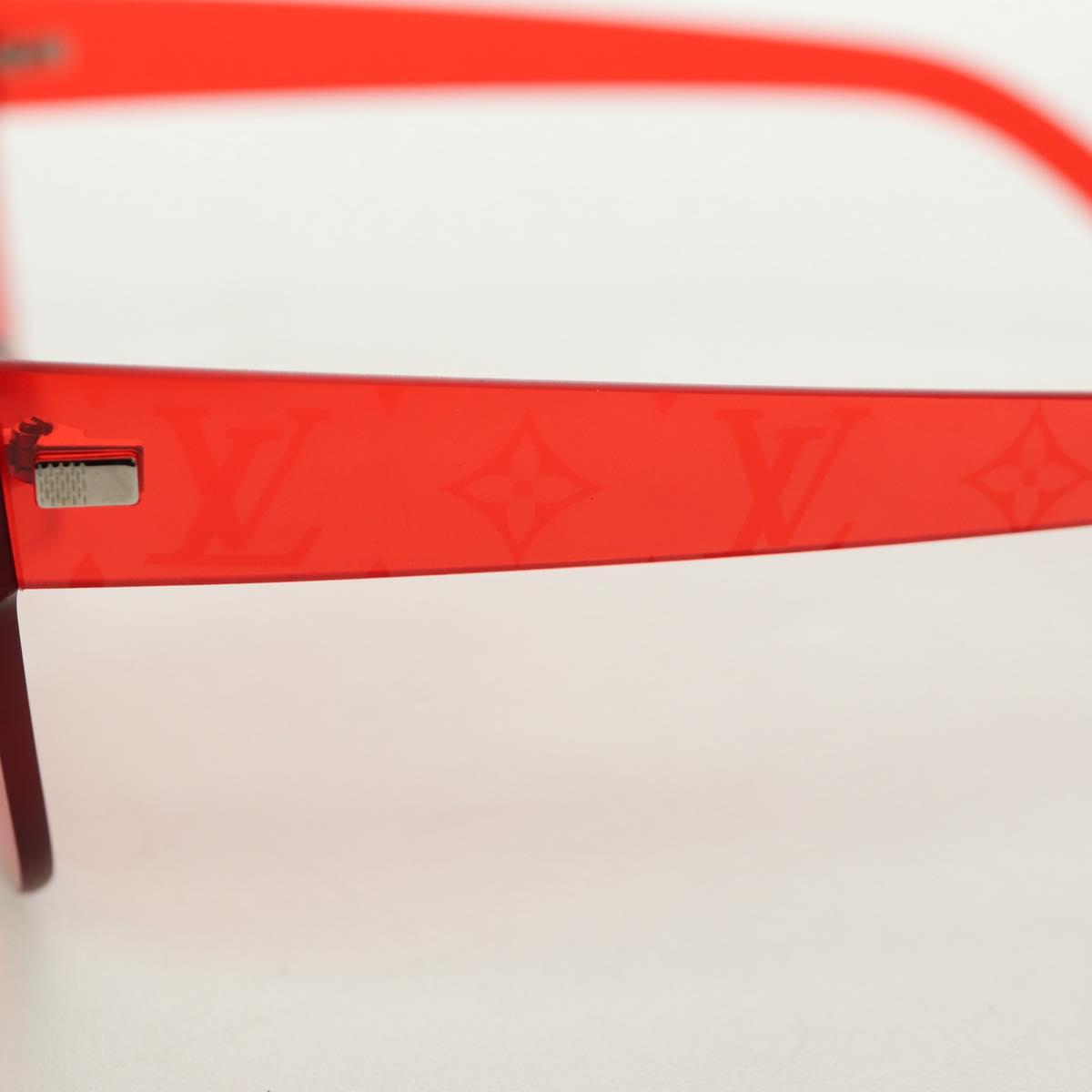 LOUIS VUITTON Monogram LV x Supreme Citymark SP Sunglasses plastic Auth 184270SM