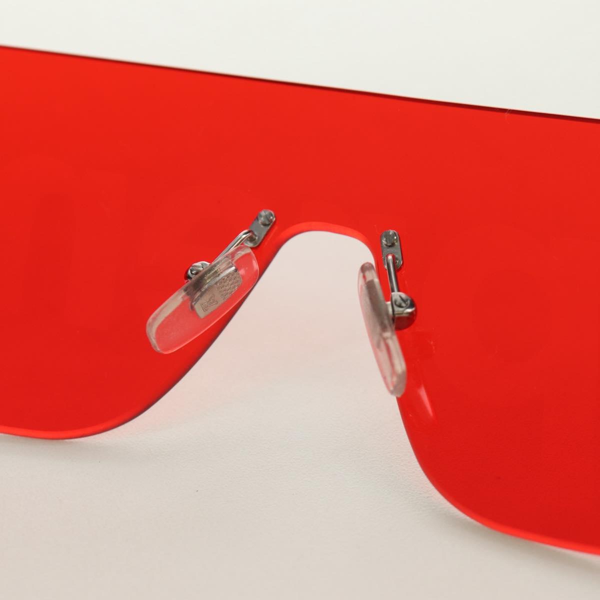 LOUIS VUITTON Monogram LV x Supreme Citymark SP Sunglasses plastic Auth 184270SM