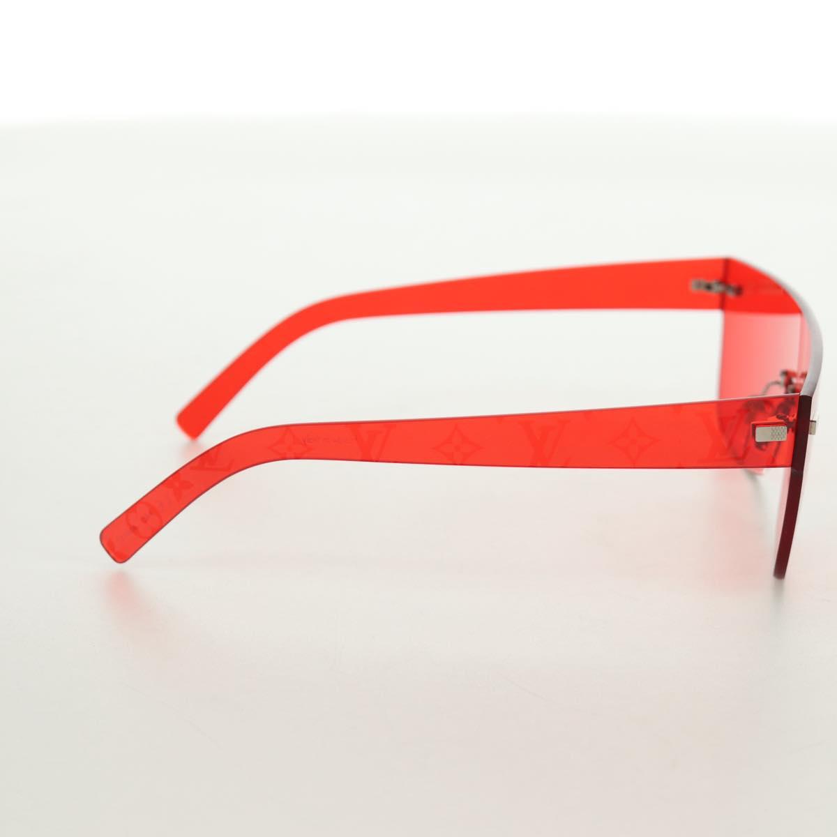 LOUIS VUITTON Monogram LV x Supreme Citymark SP Sunglasses plastic Auth 184270SM