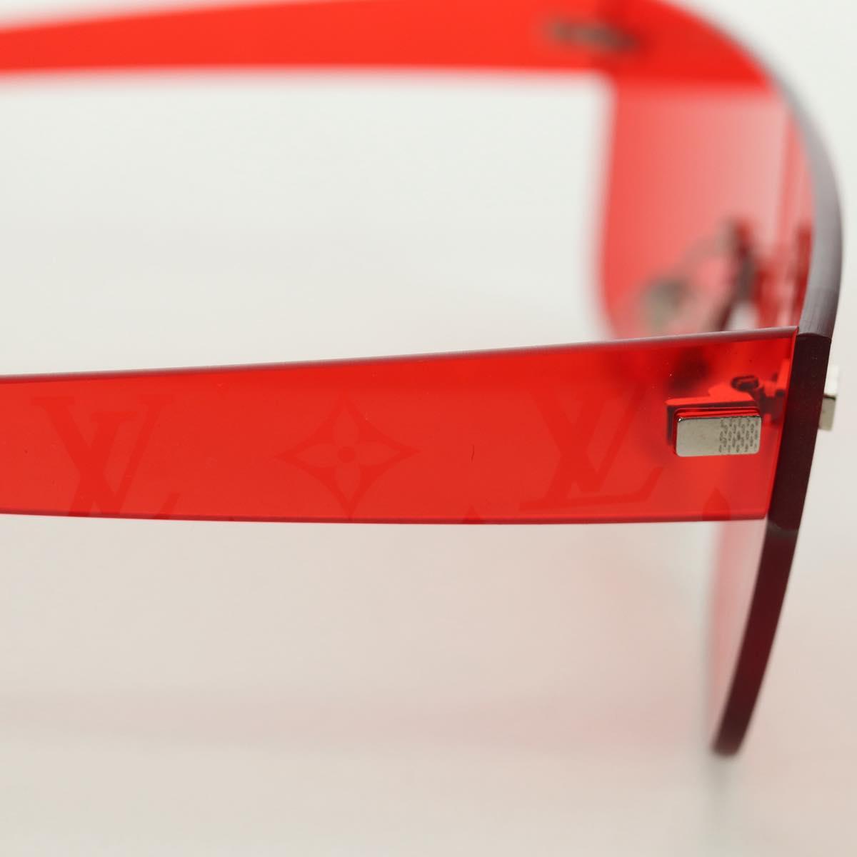 LOUIS VUITTON Monogram LV x Supreme Citymark SP Sunglasses plastic Auth 184270SM