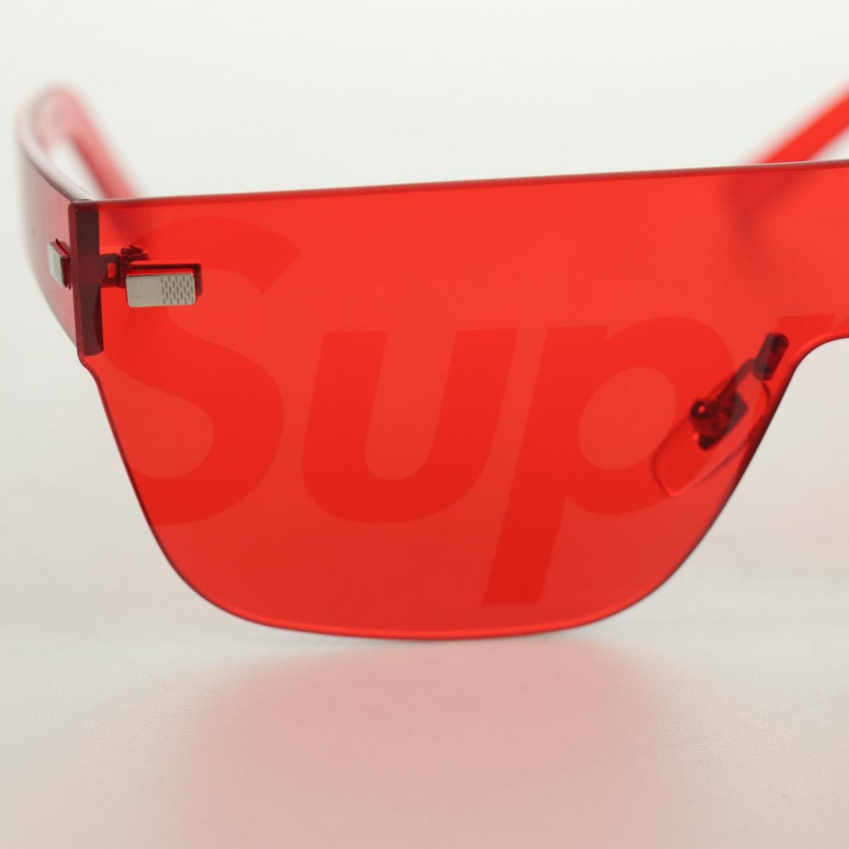 LOUIS VUITTON Monogram LV x Supreme Citymark SP Sunglasses plastic Auth 184270SM