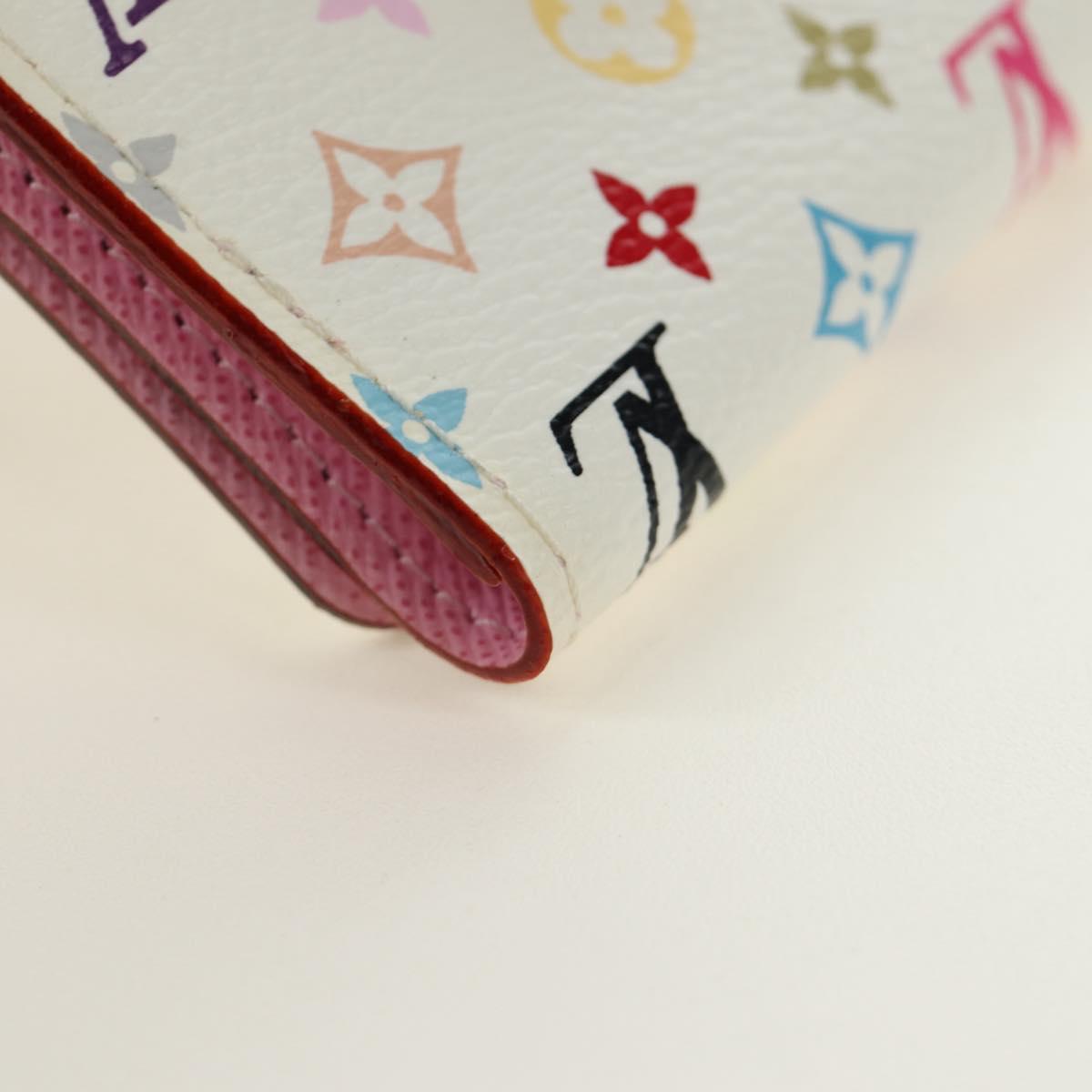 LOUIS VUITTON Monogram Multicolor Multicles 4 Key Case White M93731 Auth 184273M
