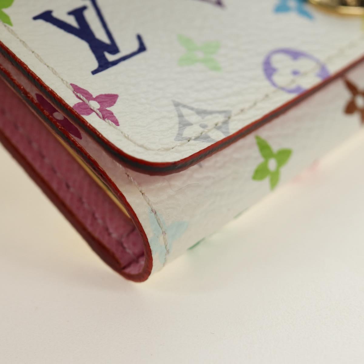 LOUIS VUITTON Monogram Multicolor Multicles 4 Key Case White M93731 Auth 184273M