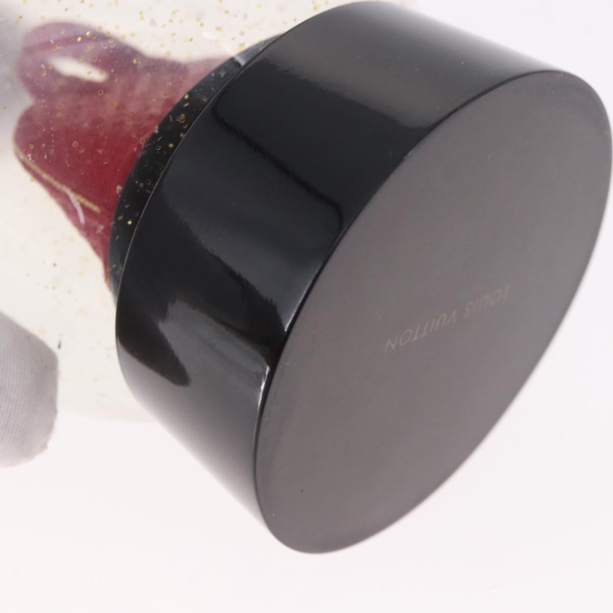 LOUIS VUITTON Alma Snow Globe Glass Red LV Auth 184282A