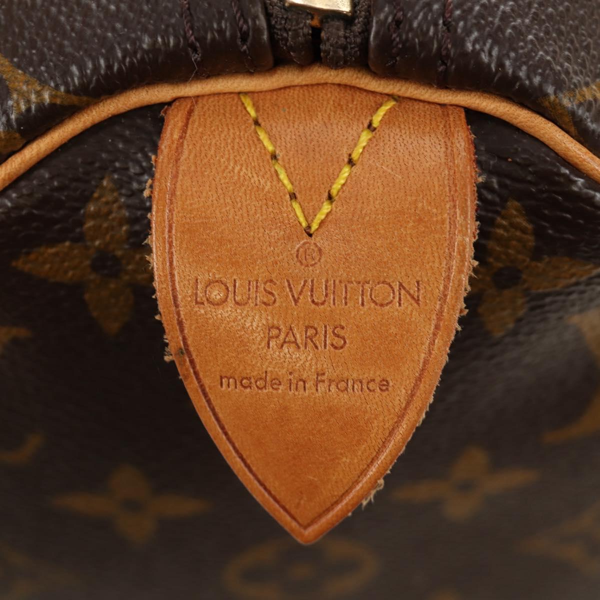 LOUIS VUITTON Monogram Speedy 40 Hand Bag M41522 LV Auth 184288V