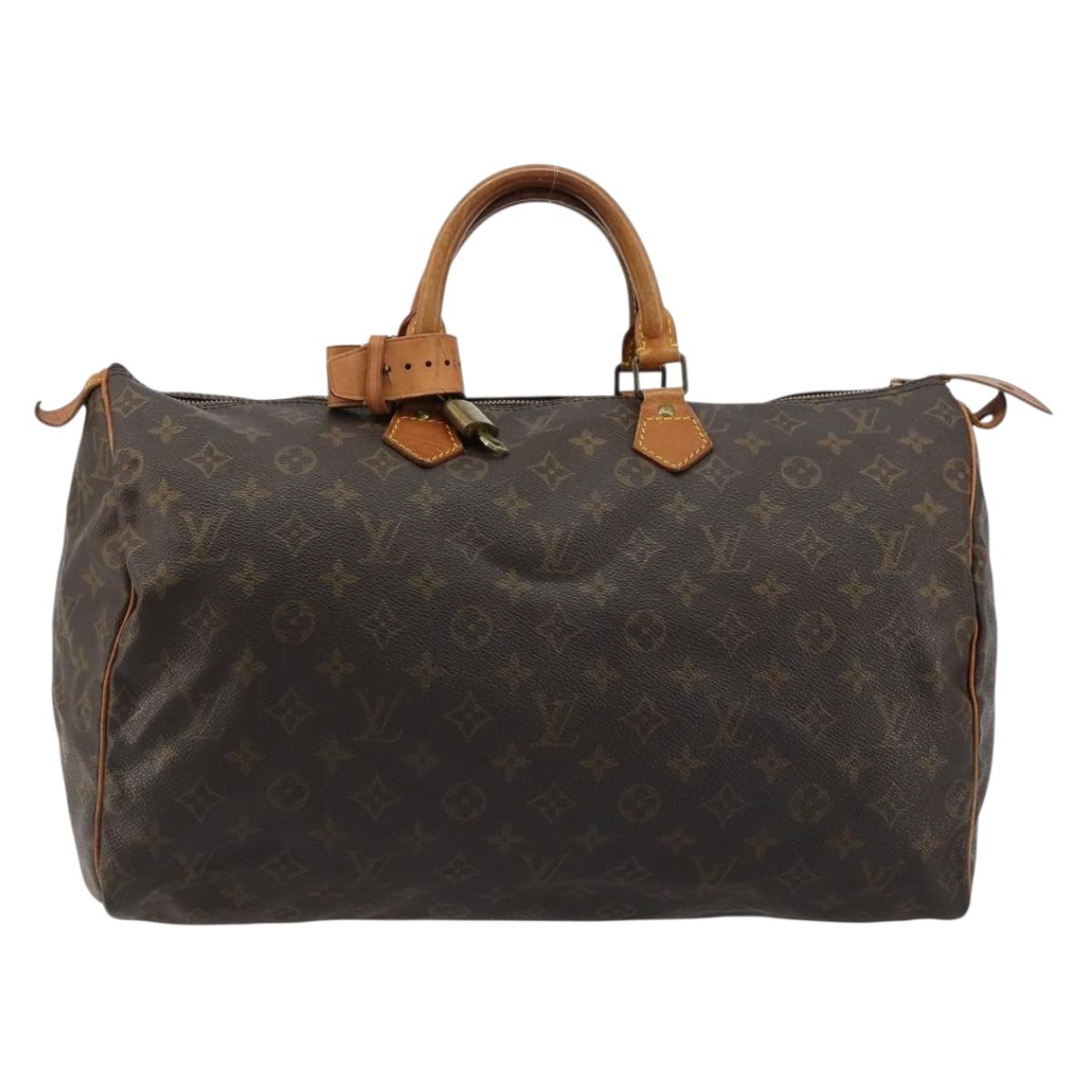 LOUIS VUITTON Monogram Speedy 40 Hand Bag M41522 LV Auth 184289A