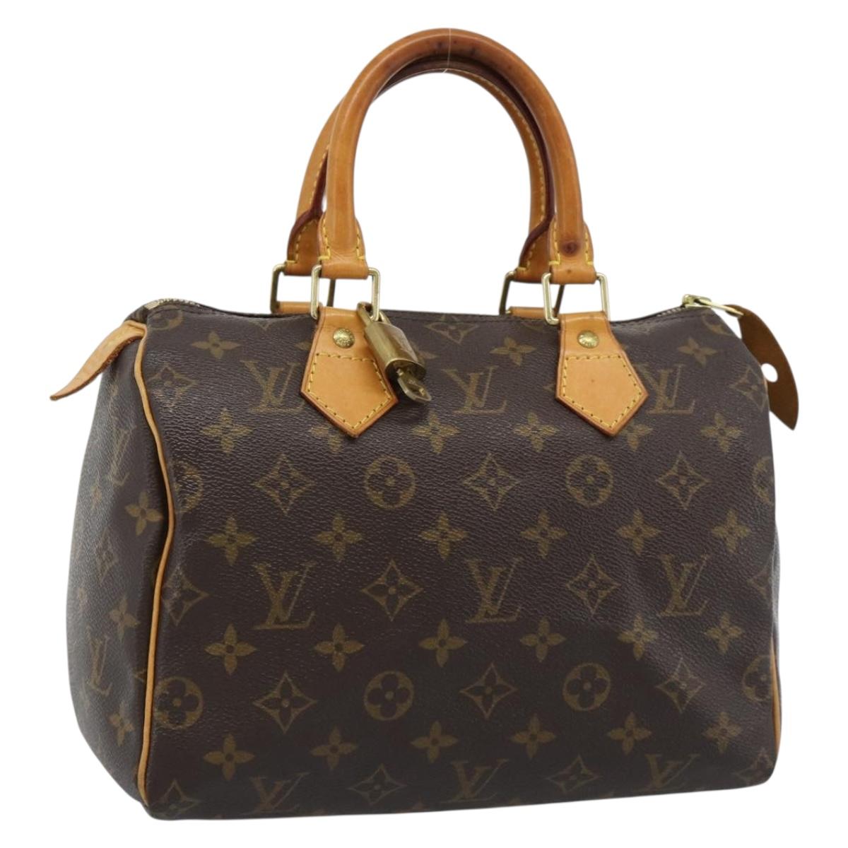 LOUIS VUITTON Monogram Speedy 25 Hand Bag M41528 LV Auth 184291V