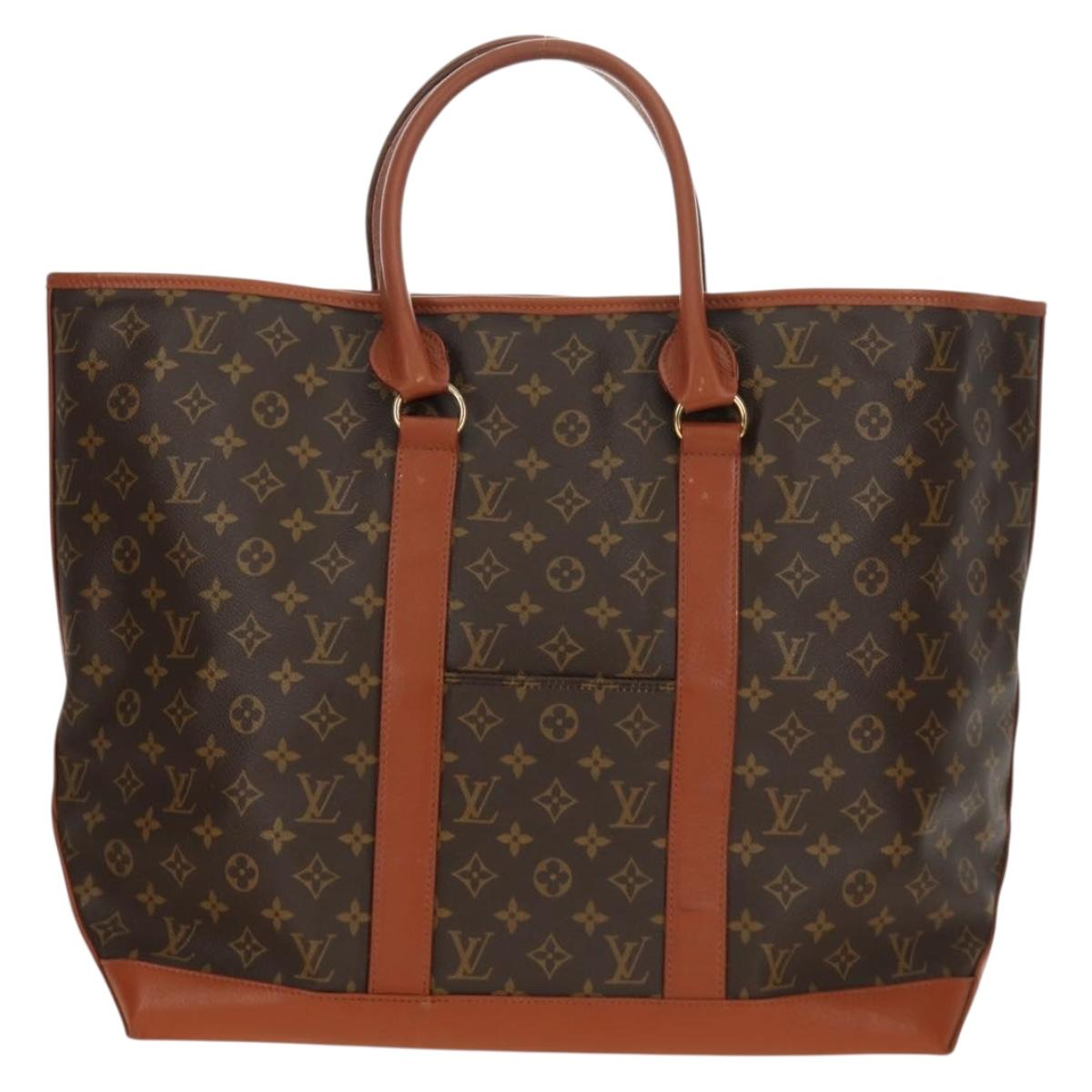 LOUIS VUITTON Monogram Sac Weekend GM Tote Bag M42420 LV Auth 184299V