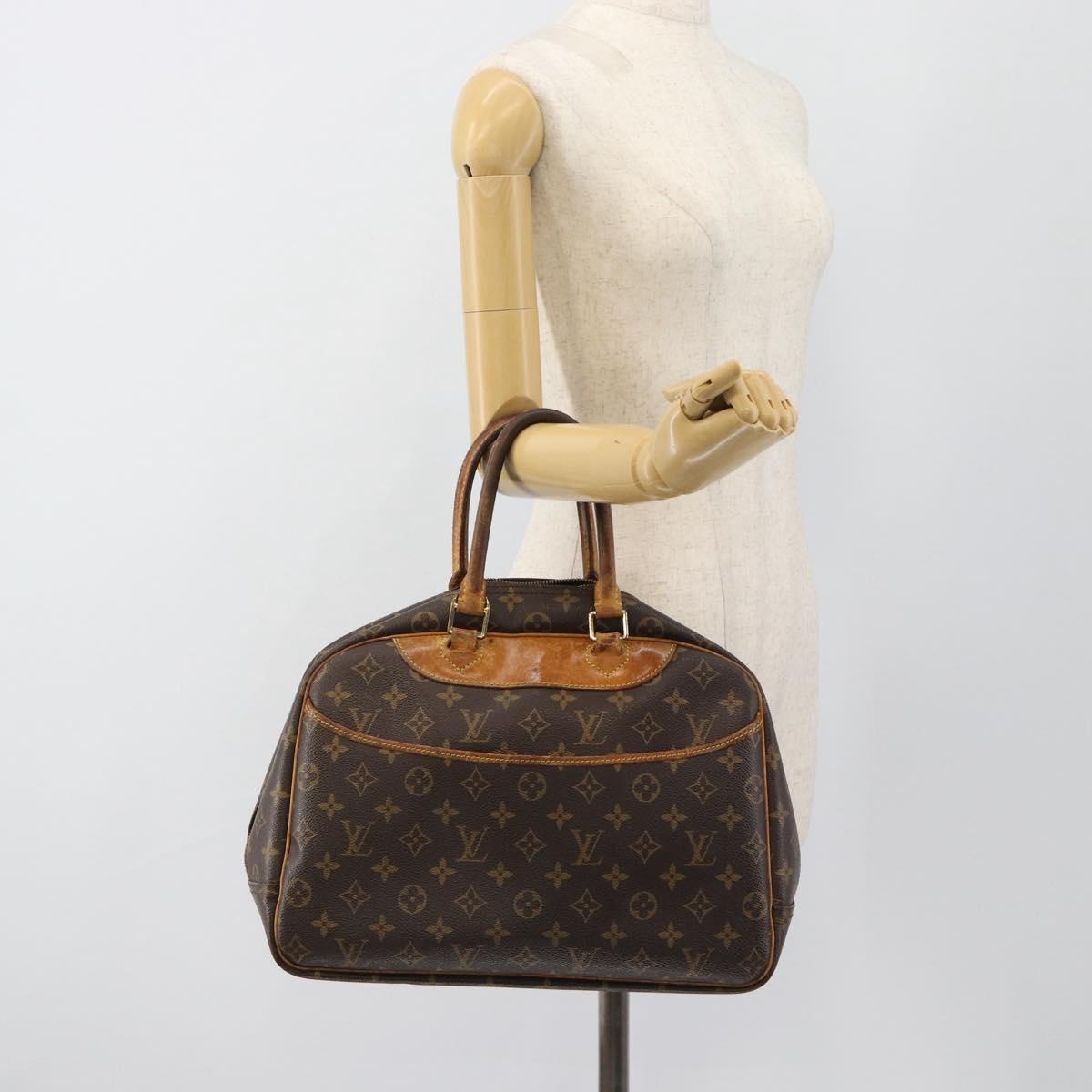 LOUIS VUITTON Monogram Deauville Hand Bag M47270 LV Auth 184308
