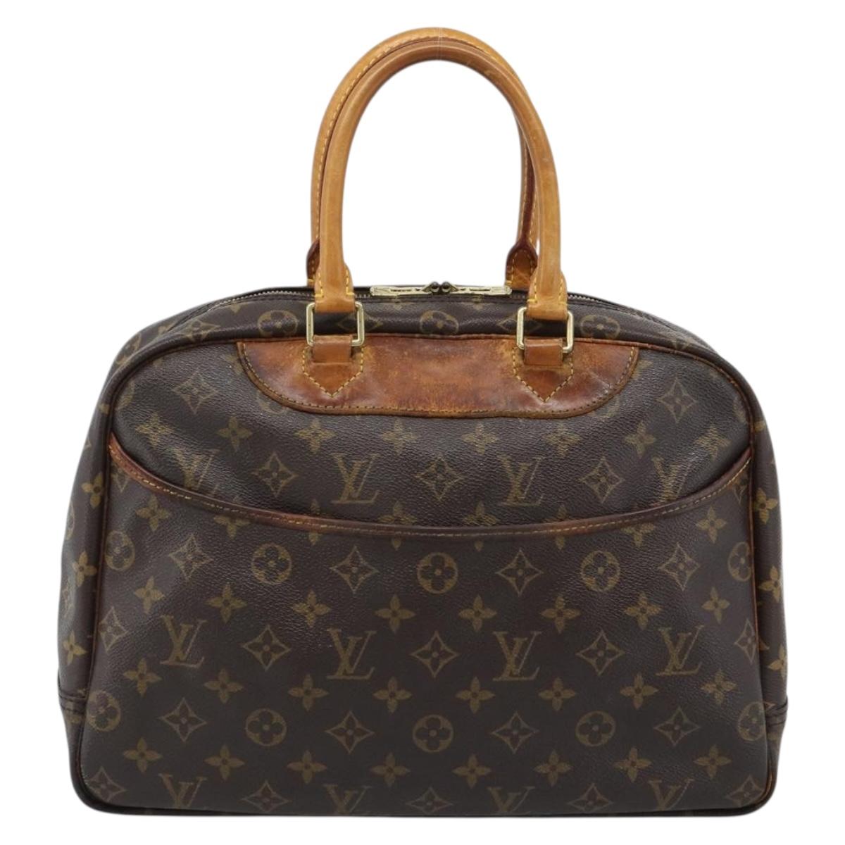 LOUIS VUITTON Monogram Deauville Hand Bag M47270 LV Auth 184309