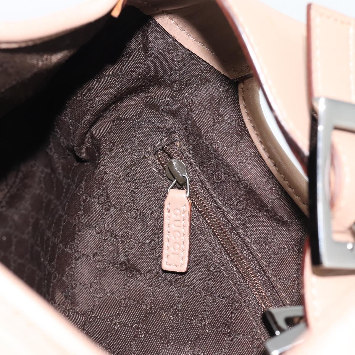 GUCCI Sherry Line Jackie Shoulder Bag Suede Pink Silver 001 3306 Auth 184319V