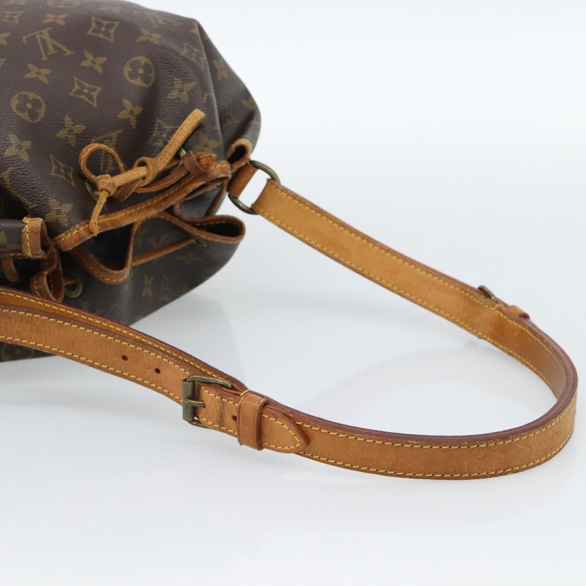 LOUIS VUITTON Monogram Petit Noe Shoulder Bag M42226 LV Auth 184320
