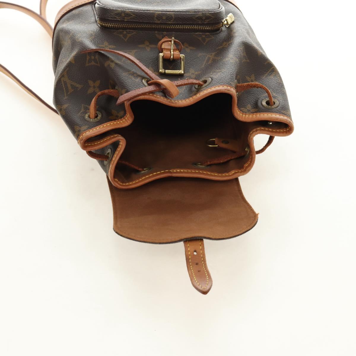 LOUIS VUITTON Monogram Montsouris PM Backpack M51137 LV Auth 184322V