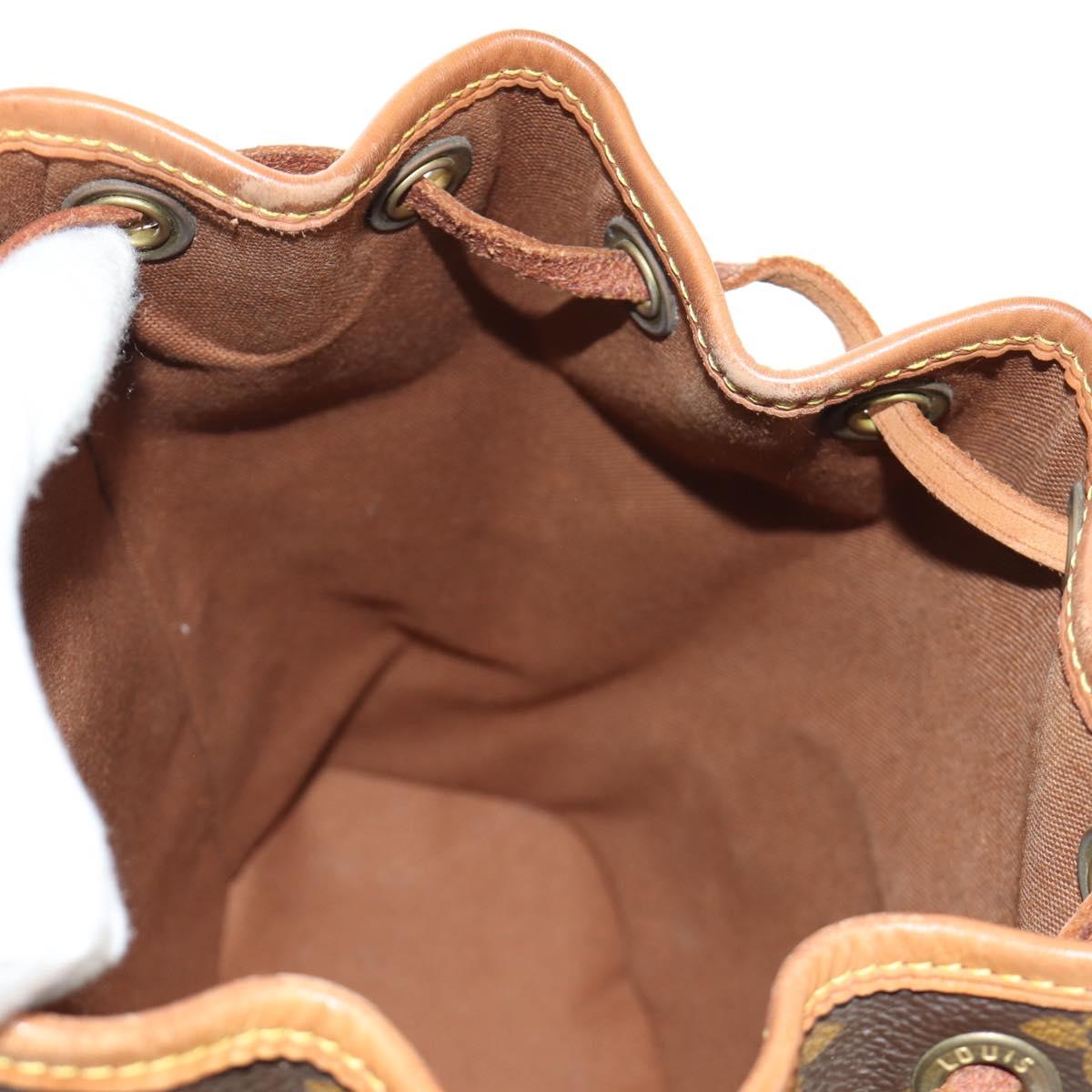 LOUIS VUITTON Monogram Montsouris PM Backpack M51137 LV Auth 184322V