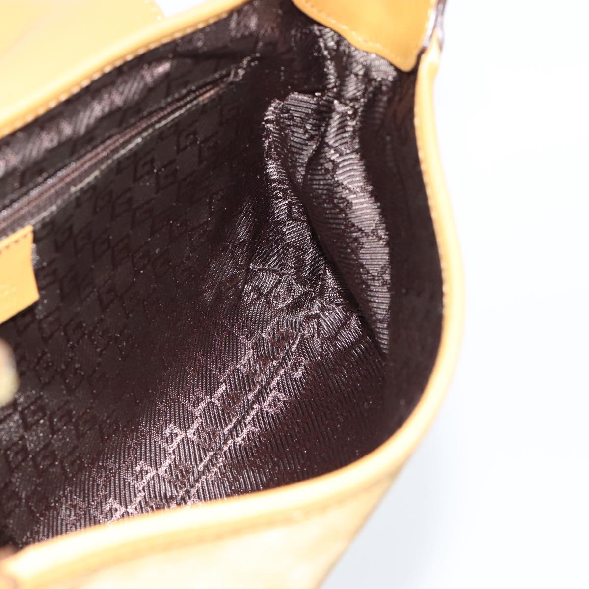 GUCCI Bamboo Jackie Shoulder Bag Suede Beige Gold 001 4096 Auth 184325V