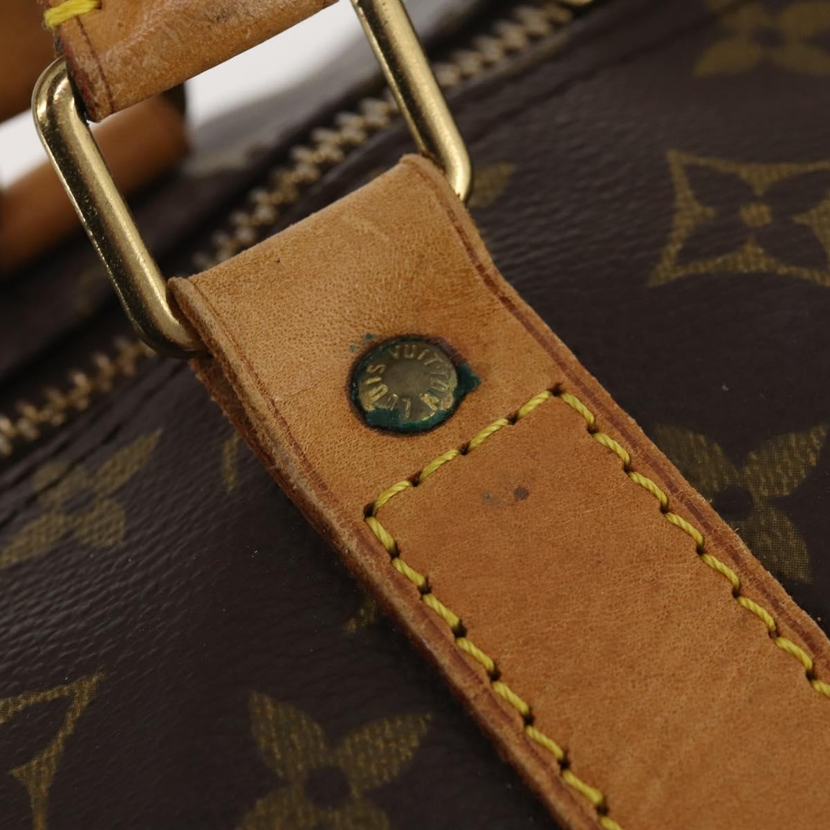 LOUIS VUITTON Monogram Keepall 60 Boston Bag M41422 LV Auth 184326A