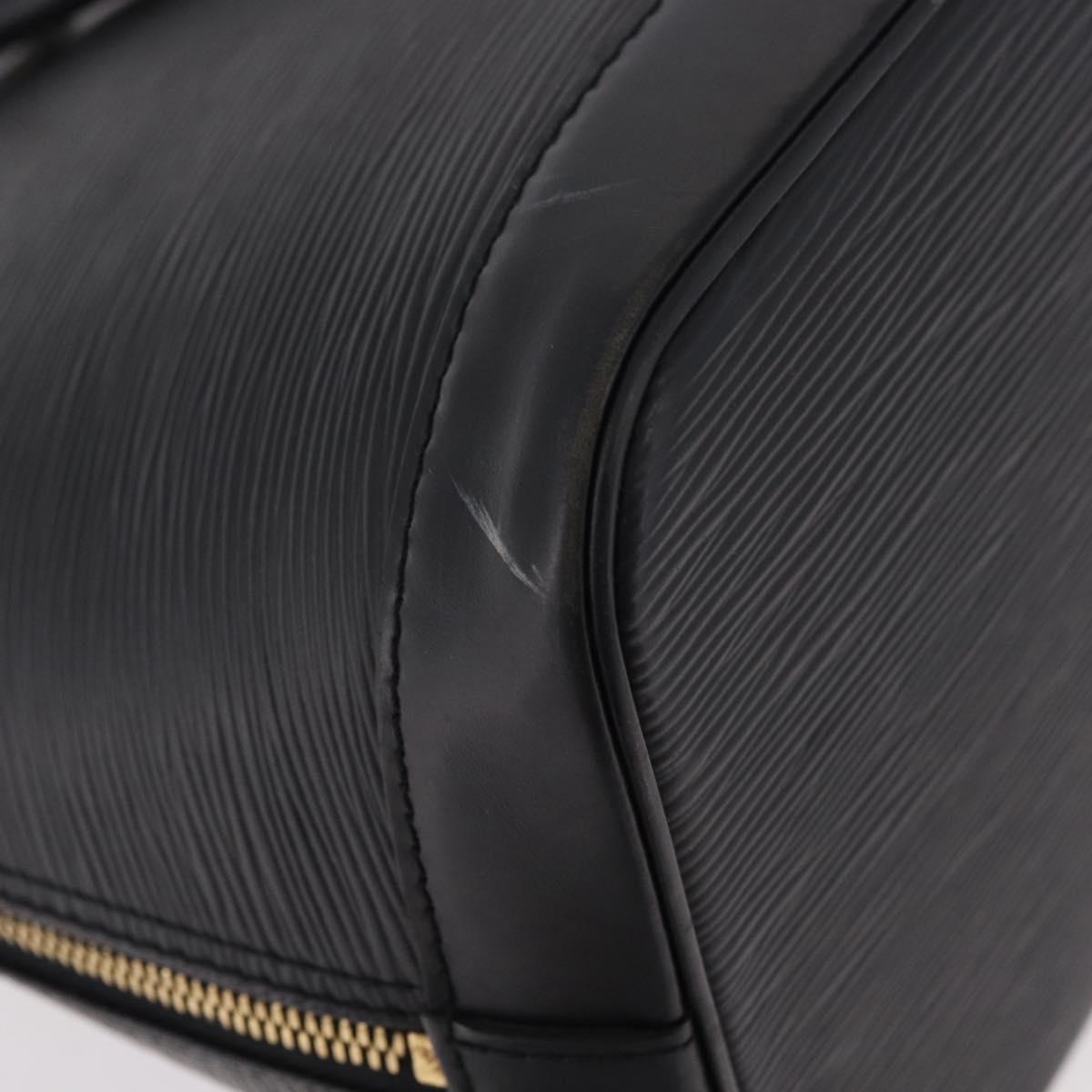 LOUIS VUITTON Epi Alma Hand Bag Noir Black M52142 LV Auth 184331A