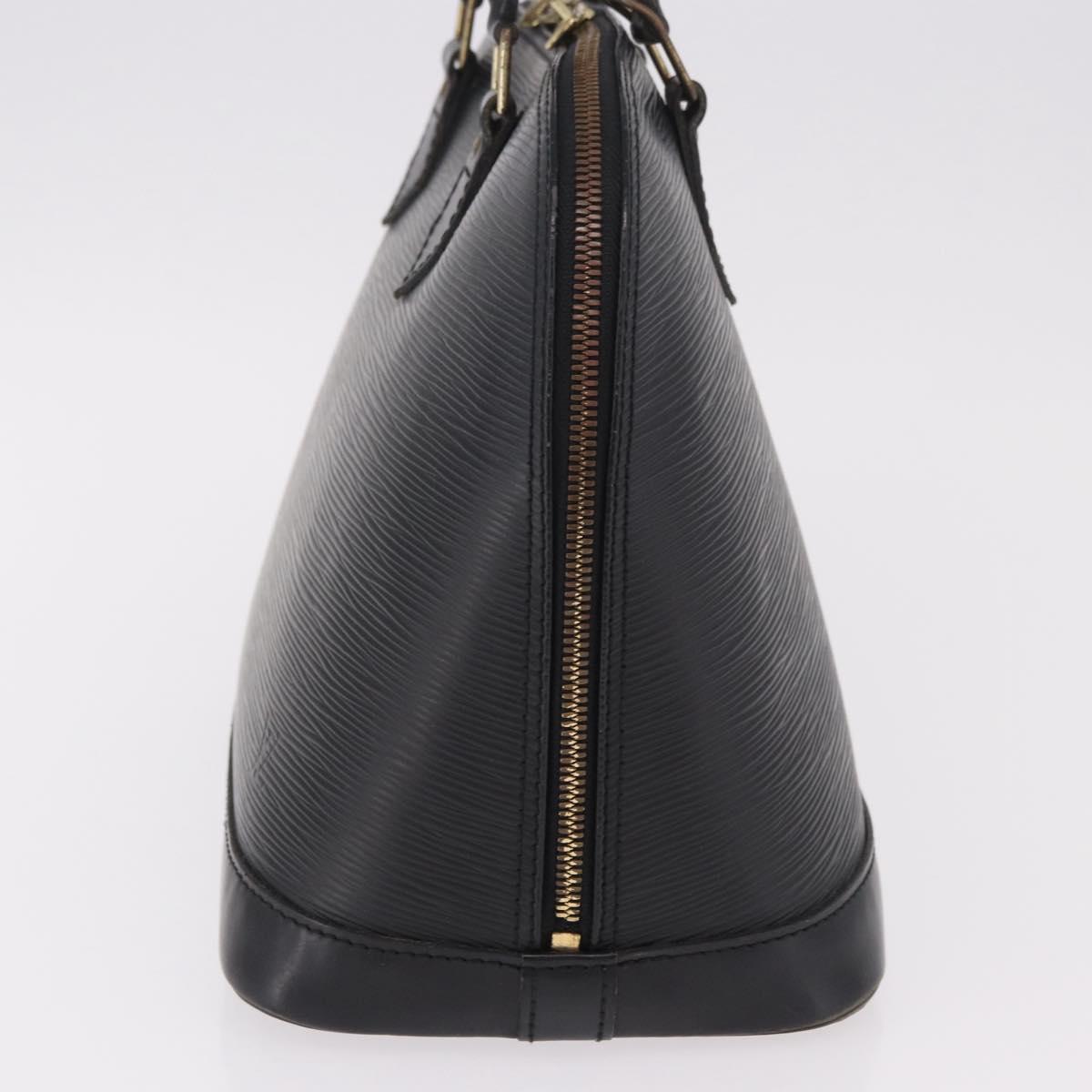 LOUIS VUITTON Epi Alma Hand Bag Noir Black M52142 LV Auth 184331A