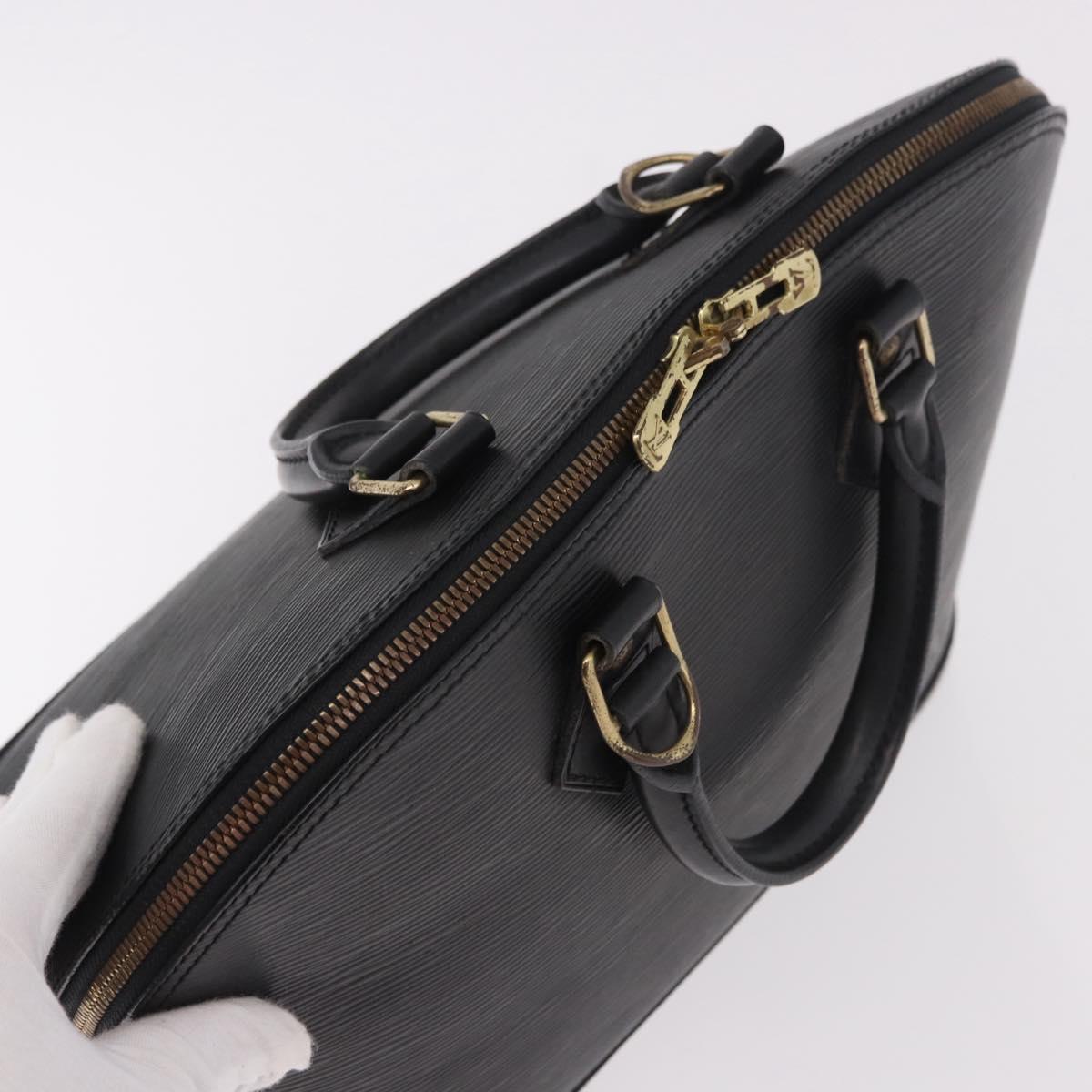 LOUIS VUITTON Epi Alma Hand Bag Noir Black M52142 LV Auth 184331A
