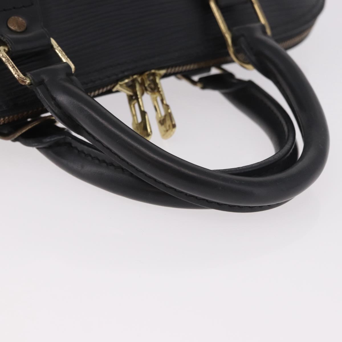 LOUIS VUITTON Epi Alma Hand Bag Noir Black M52142 LV Auth 184331A