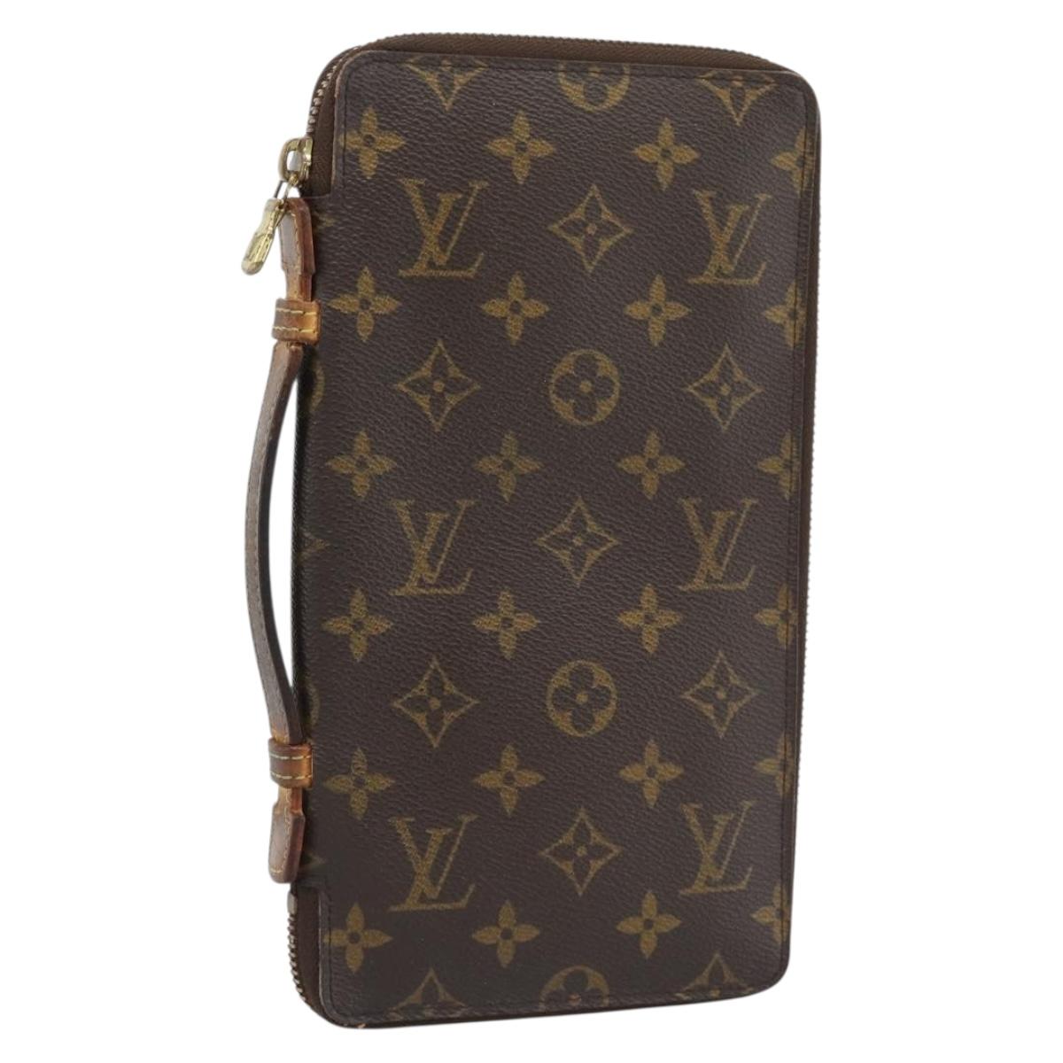 LOUIS VUITTON Monogram Organizer De Voyage Travel Case M60119 LV Auth 184336