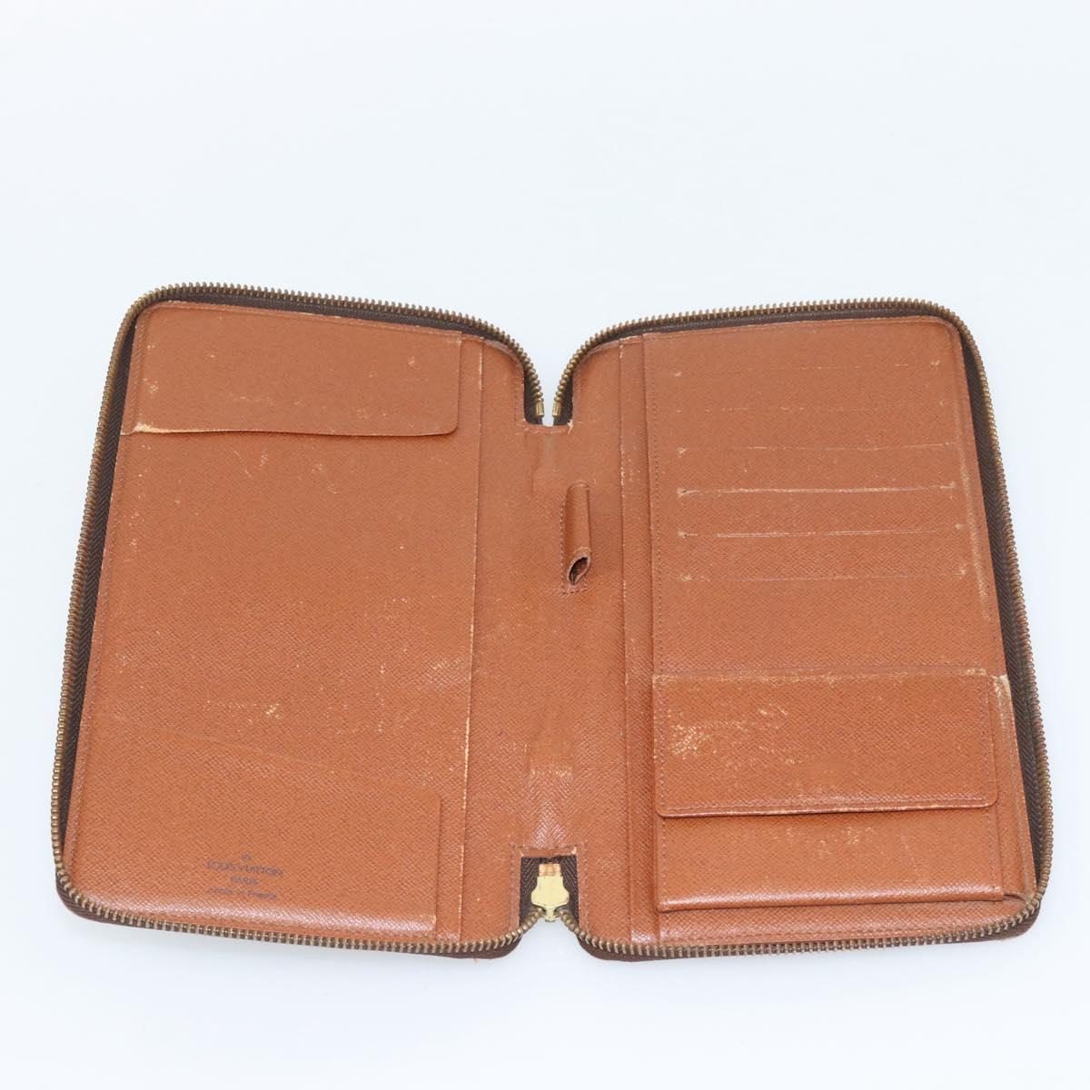 LOUIS VUITTON Monogram Organizer De Voyage Travel Case M60119 LV Auth 184336