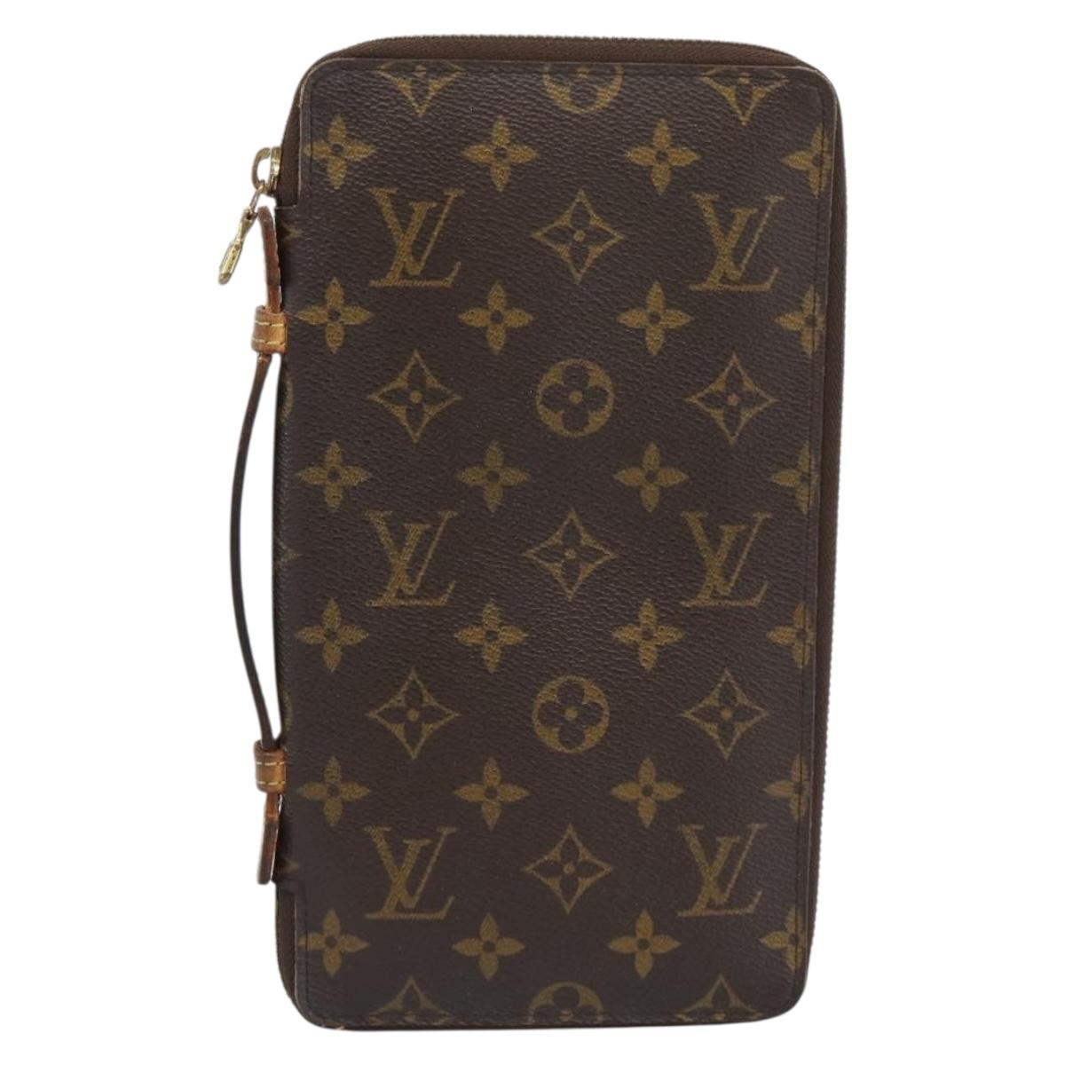 LOUIS VUITTON Monogram Organizer De Voyage Travel Case M60119 LV Auth 184336